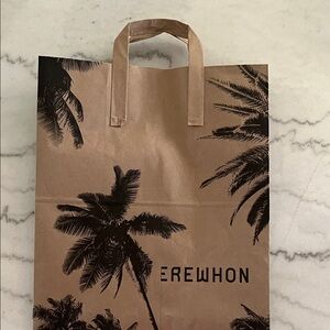 Erewhon Palm Tree Paper Bag
